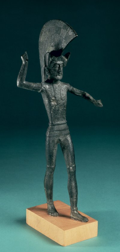 Warrior, from Umbria, Etruscan, 5th century BC by Etruscan